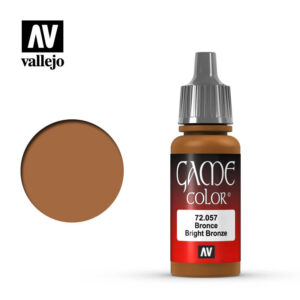 Vallejo 18ml Bottle Metallic Bright Bronze Game Color - 72057