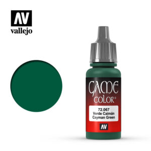 Vallejo 18ml Bottle Cayman Green Game Color - 72067