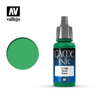Vallejo 18ml Bottle Green Ink Game Color - 72089