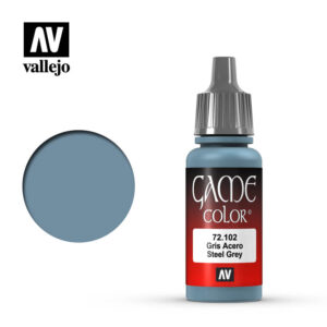 Vallejo 18ml Bottle Steel Grey Game Color - 72102
