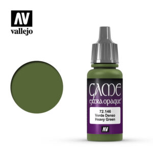 Vallejo 17ml Bottle Heavy Green Opaque Game Color - 72146