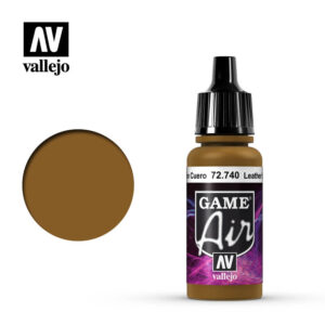 Vallejo 17ml Bottle Leather Brown Game Air - 72740