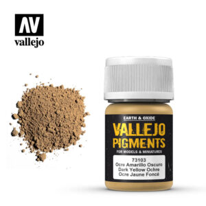 Vallejo 30ml Bottle Dark Yellow Ocre Pigment Powder - 73103
