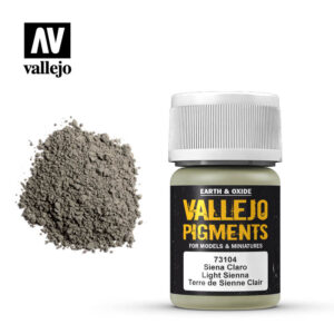 Vallejo 30ml Bottle Light Sienna Pigment Powder - 73104