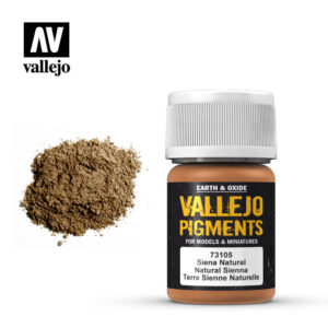 Vallejo 30ml Bottle Natural Sienna Pigment Powder - 73105