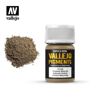 Vallejo 30ml Bottle Natural Umber Pigment Powder - 73109