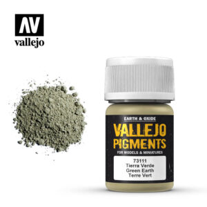 Vallejo 30ml Bottle Green Earth Pigment Powder - 73111