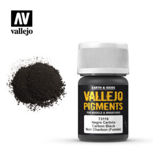 Vallejo 30ml Bottle Carbon Black Pigment Powder - 73116