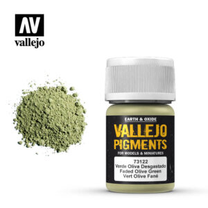 Vallejo 30ml Bottle Faded Olive Green Pigment Powder - 73122