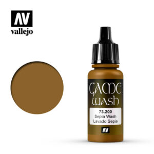 Vallejo 18ml Bottle Sepia Wash Game Color - 73200