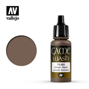 Vallejo 18ml Bottle Umber Wash Game Color - 73203