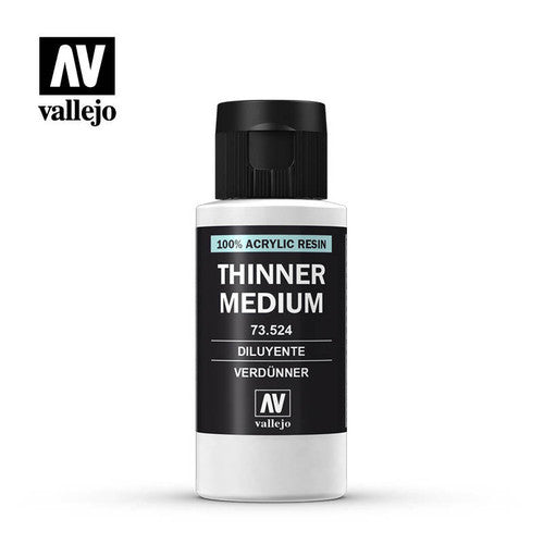 Vallejo 60ml Bottle Thinner Medium - 73524