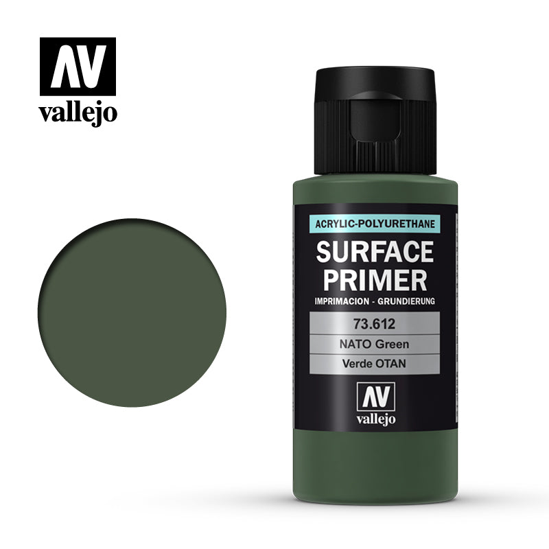 Vallejo 60ml Bottle NATO Green Surface Primer - 73612