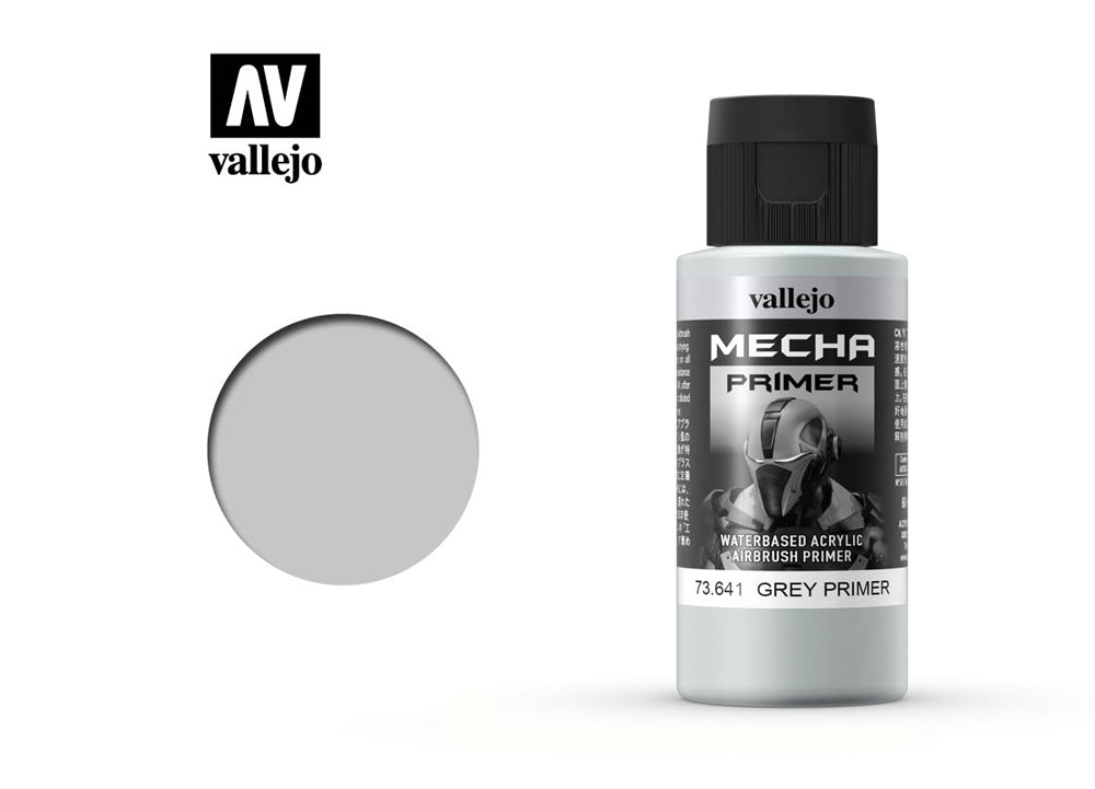 Vallejo 60ml Bottle Grey Primer Mecha Color - 73641