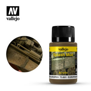 Vallejo 40ml Bottle European Splash Mud Weathering Effect - 73801