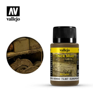 Vallejo 40ml Bottle European Thick Mud Weathering Effect - 73807
