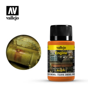 Vallejo 40ml Bottle Diesel Stains Weathering Effect - 73816