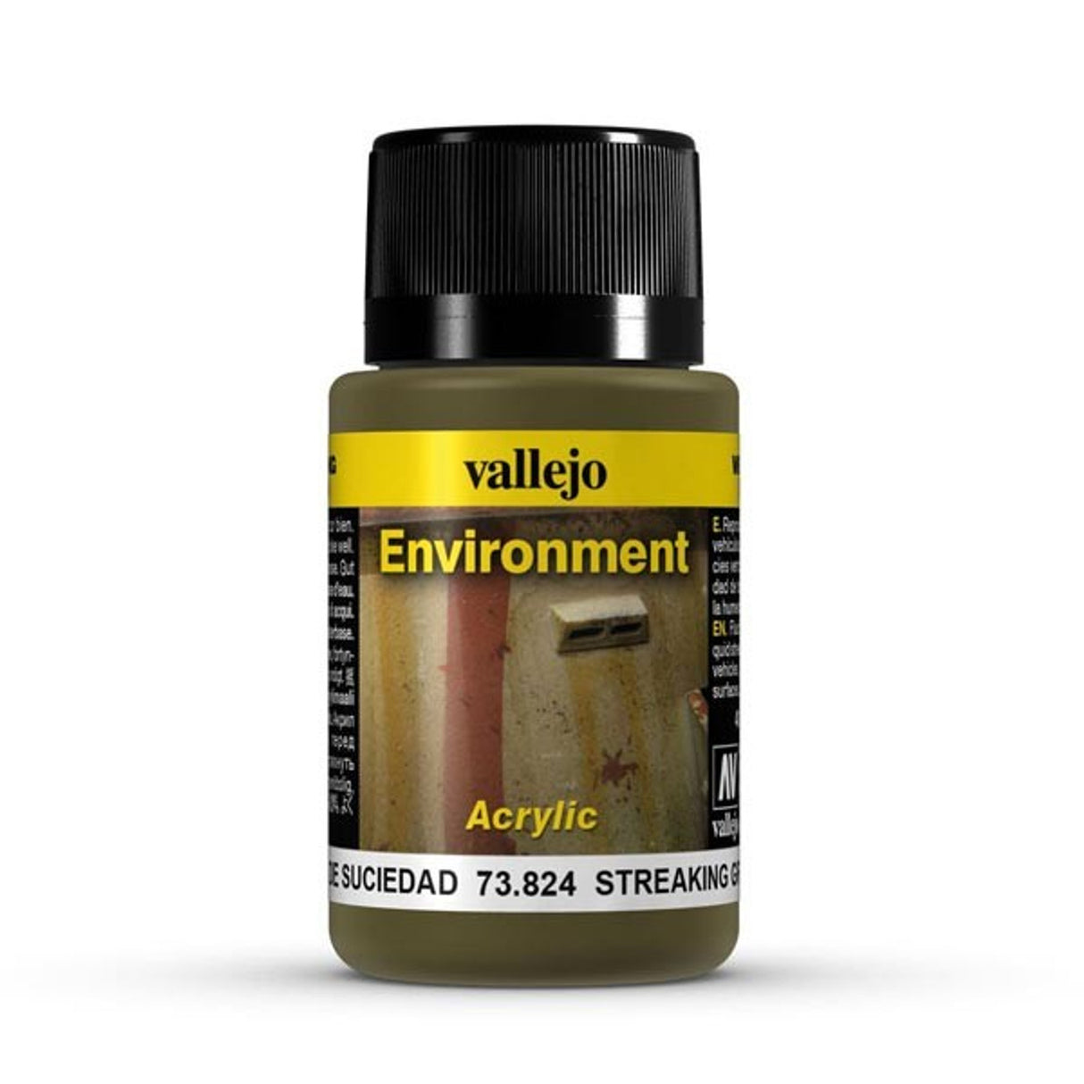 Vallejo 40ml Bottle Streaking Grime Weathering Effect - 73824