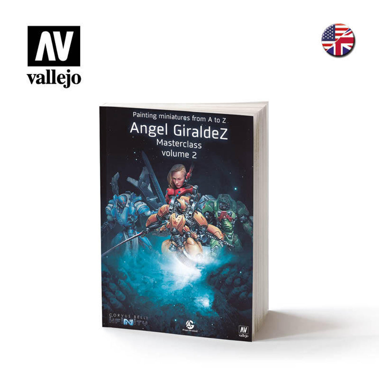 Vallejo Painting Miniatures from A to Z Masterclass Vol.2 Manual Book - 75010