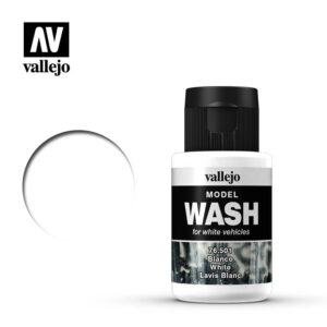Vallejo 35ml Bottle White Model Wash - 76501