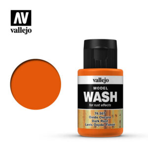 Vallejo 35ml Bottle Dark Rust Model Wash - 76507
