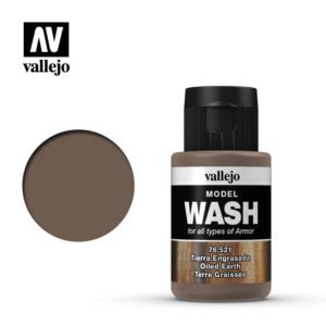 Vallejo 35ml Bottle Oiled Earth Model Wash - 76521