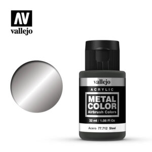 Vallejo 32ml Bottle Steel Metal Color - 77712