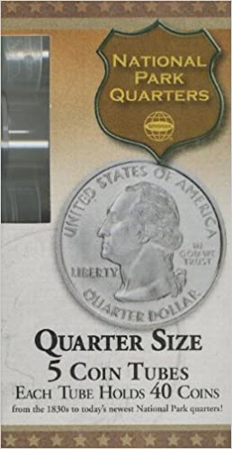 Whitman Coin WHC0794828930 Quarter Coin Tubes, Boxed (5) - WHC0794828930