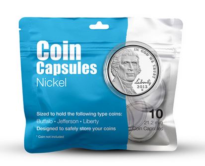 Whitman Coin Nickel Coin Capsule Pack - WHC4539