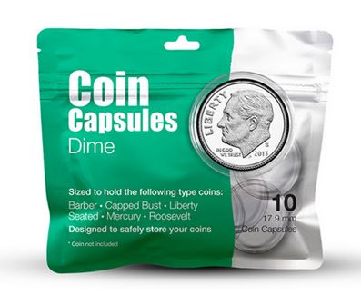 Whitman Coin Dime Coin Capsule Pack - WHC4540