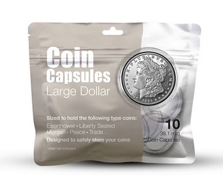 Whitman Coin Large Dollar Coin Capsule Pack - WHC4543