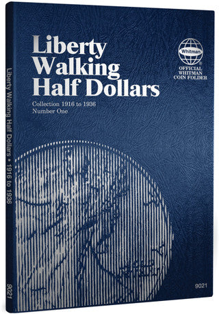 Whitman Coin Coin Folder - Liberty Walking Half Dollars #1, 1916-1936 - WHC9021