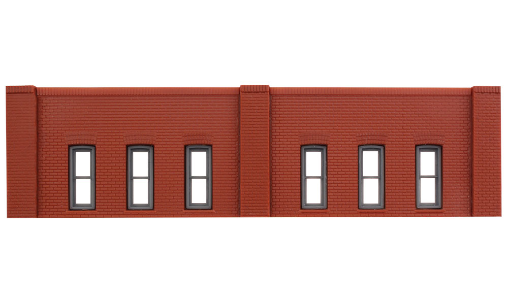 Design Preservation Models  N Scale DPM Modulars System(TM) (Plastic) -- One-Story Window Section pkg(3): 3-1/2" Wide x 15/16" High (8.7 x 2.5cm) - WOO60112