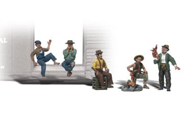 Woodland Scenics O Scale Hobos - Scenic Accents(R) -- pkg(5) - WOOA2734
