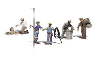 Woodland Scenics WOOA2742 Scenic Accents(R) Figures -- City Workers pkg(6) - WOOA2742