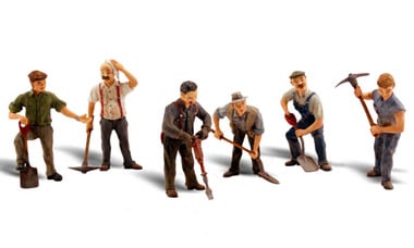 Woodland Scenics Scenic Accents(R) -- Road Crew pkg(6) - WOOA2761