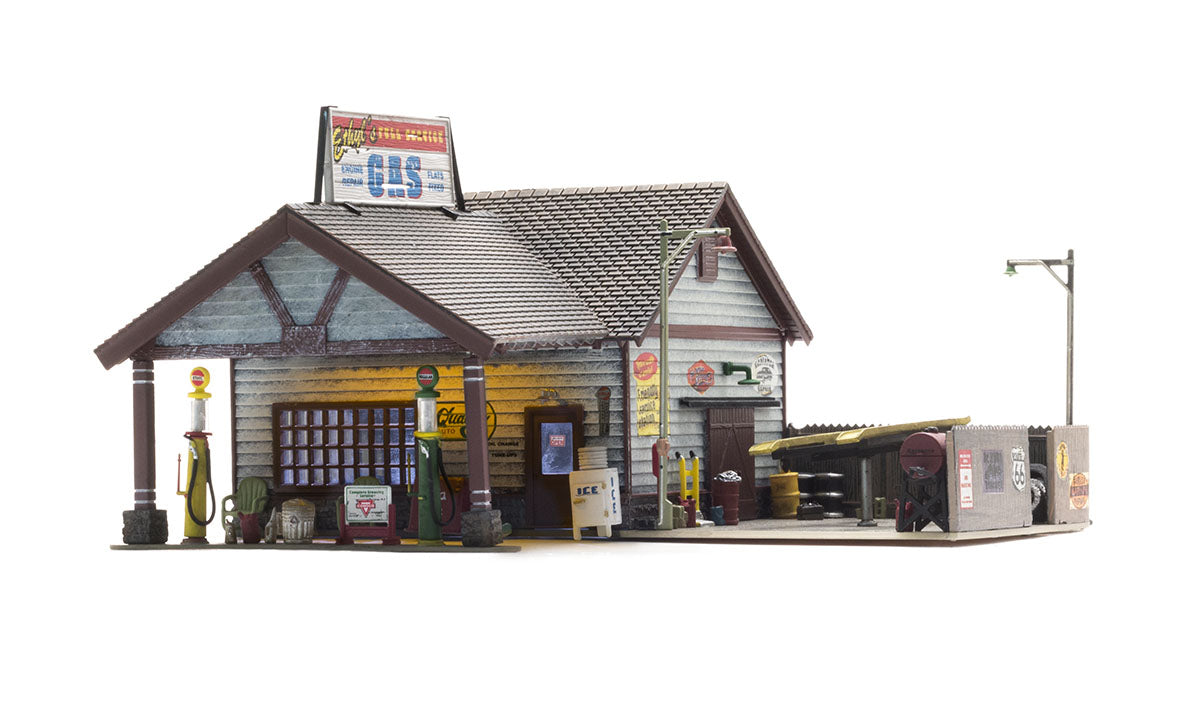 Woodland Scenics N Built-Up Ethyl's Gas & Service - WOOBR4935