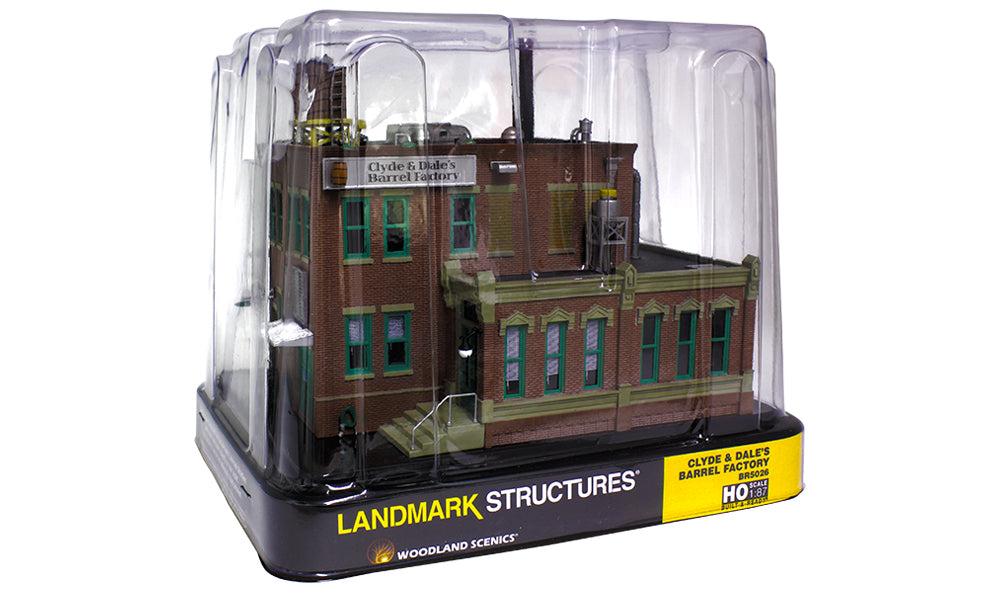 Woodland Scenics HO B/U Clyde & Dale's Barrel Factory - WOOBR5026