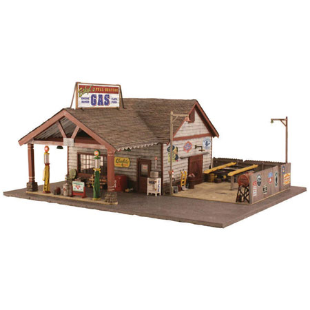 Woodland Scenics HO Built-Up Ethyl's Gas & Service - WOOBR5048