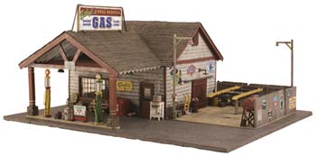 Woodland Scenics O Built-Up Ethyl's Gas & Service - WOOBR5849