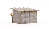 Woodland Scenics O Scale Tin Shack - Built-&-Ready(R) Landmark Structures(R) -- Assembled - 2-5/8 x 2-1/8 x 2-1/8" 6.7 x 5.4 x 5.4cm - WOOBR5856