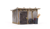 Woodland Scenics O Scale Tin Shack - Built-&-Ready(R) Landmark Structures(R) -- Assembled - 2-5/8 x 2-1/8 x 2-1/8" 6.7 x 5.4 x 5.4cm - WOOBR5856