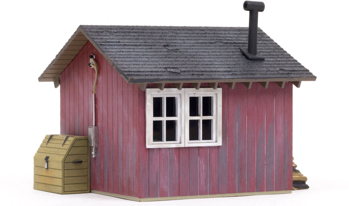 Woodland Scenics O Scale Work Shed - Built-&-Ready(R) Landmark Structures(R) -- Assembled - 3-7/16 x 1-3/4 x 2-1/2" 8.7 x 4.4 x 6.4cm - WOOBR5857