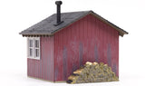 Woodland Scenics O Scale Work Shed - Built-&-Ready(R) Landmark Structures(R) -- Assembled - 3-7/16 x 1-3/4 x 2-1/2" 8.7 x 4.4 x 6.4cm - WOOBR5857