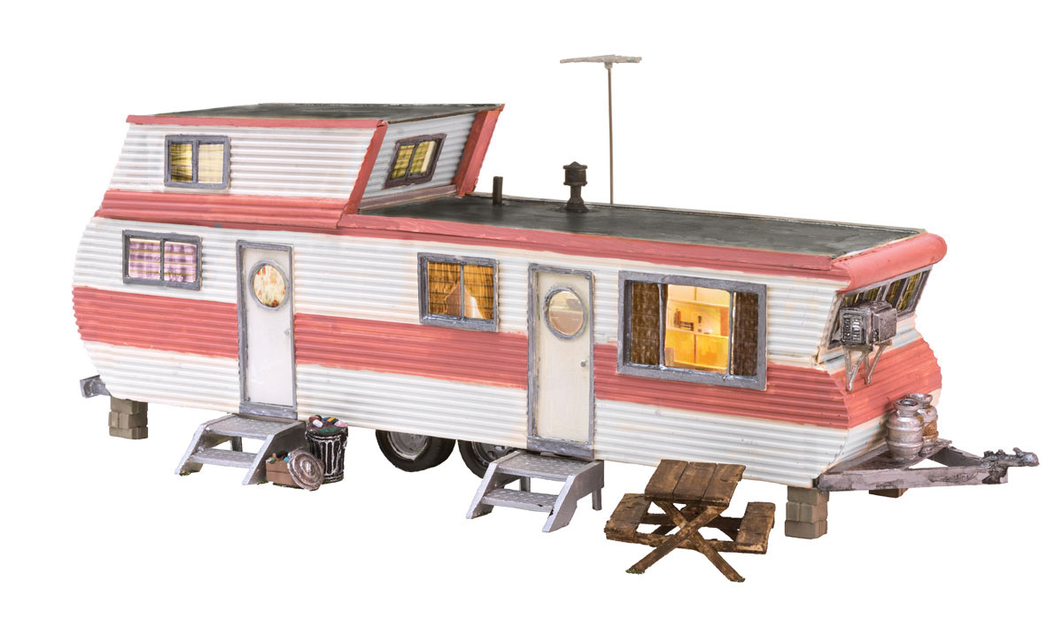 Woodland Scenics O Built-Up Double Decker Trailer - WOOBR5862