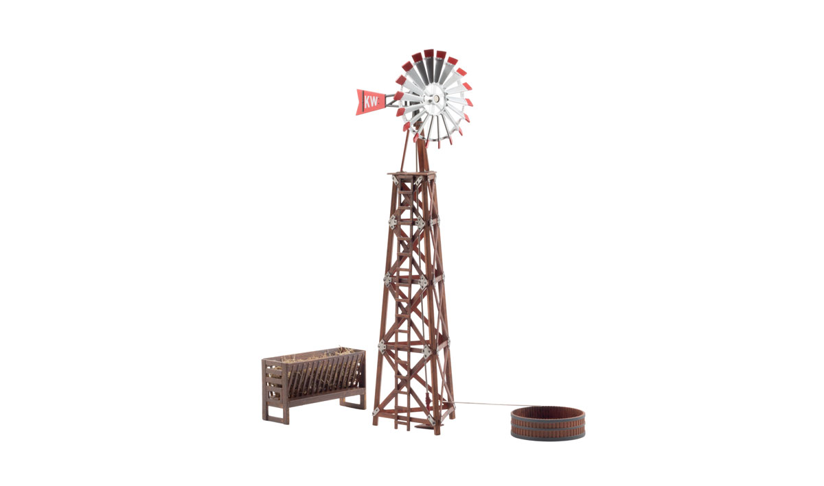 Woodland Scenics O Scale Built-&-Ready(R) Assembled Structure -- Windmill (Well-Kept) - WOOBR5868
