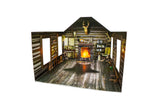 Woodland Scenics O-Scale Built-&-Ready(R) Landmark Structures - Assembled -- Cozy Cabin