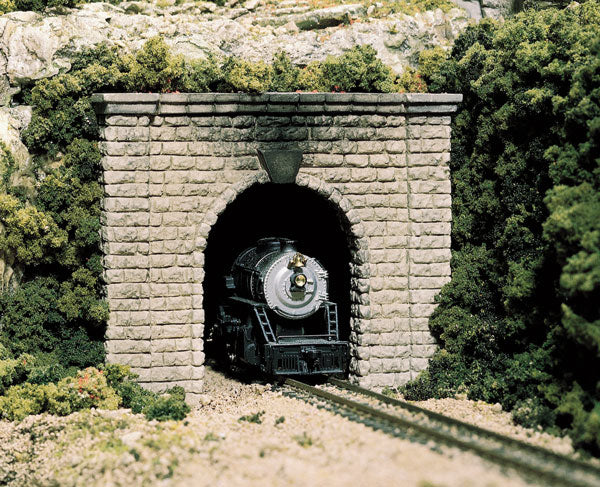 Woodland Scenics N Single Tunnel Portal, Cut Stone (2) - WOOC1153