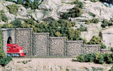 Woodland Scenics N Retaining Wall, Random Stone (6) - WOOC1161