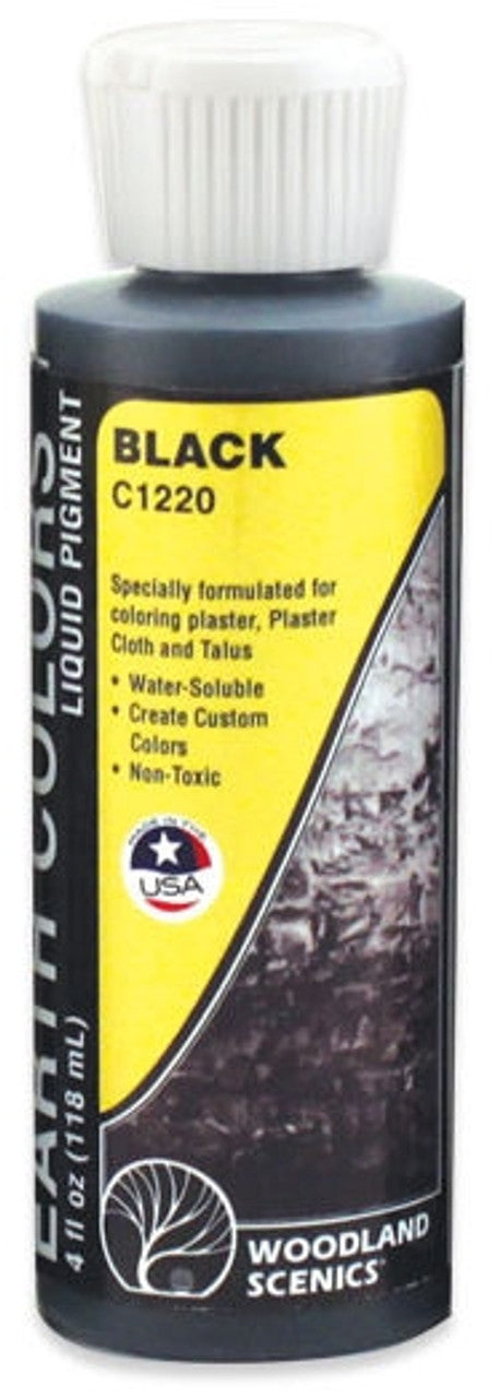 Woodland Scenics Earth Color, Black/4oz - WOOC1220